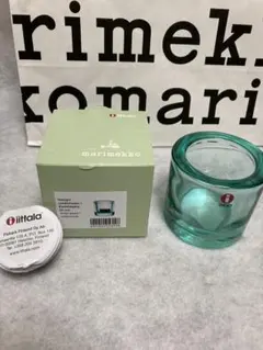 iittala kivi キビ　キャンドルホルダー　ウォーターグリーン