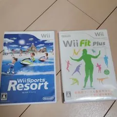 Wii sports resort とWii Fit plusのセット