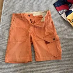 ラルフローレン　 オレンジ カーゴショートパンツ