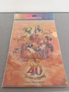 東京ディズニーランド 40周年 クリアファイルセット
