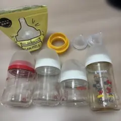 ピジョン哺乳瓶 160ml2本 80ml1本　プラスチック240ml1本 乳首L
