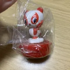 平成レトロ　パンシェル　パンダ　フィギュア付き　スタンプ
