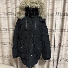 y2k 森ガール　ギャル　平成　モッズコート　ファー　グランジ　ギャザーXL