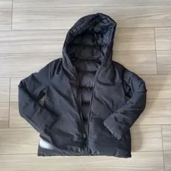 b*y様 ユナイテッドアローズ　黒 フード付き リバーシブルダウンジャケット