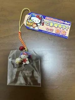 ご当地キティ 金沢 加賀人形 根付け