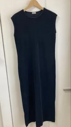 steven alan ノースリーブ パイルロングスリットワンピース