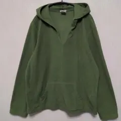 OLD NAVY フリースパーカー XL カーキ プルオーバー ゆるだぼ