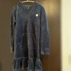 GAP KIDS （girls）紺ベロア長袖ワンピース 160cm