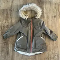 zara kids モッズコート　ファー　アウター　男女兼用　ザラ　美品　防寒