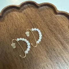 淡水パールピアス 14kgf