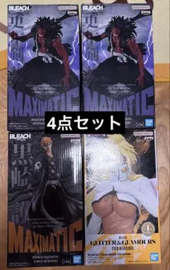 BLEACH フィギュア 4個セット ハリベル 黒崎一護 更木剣八 - メルカリ