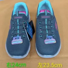 訳あり商品:右24.0cm左23.5cm未使用スケッチャー12980-CCGR