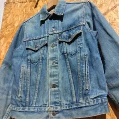 ビンテージ70年代LEVIS70505-0317紙パッチ布ケアタグ付Gジャン38 ビンテージ70年代LEVIS70505-0317紙パッチ布ケアタグ付Gジャン38