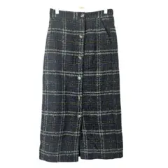 terawear emu しまむら ロングタイトスカート チェック柄 Mサイズ