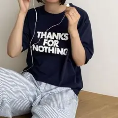 CANAL JEAN キャナルジーン ロゴTシャツ ネイビー