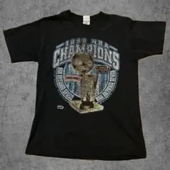 90s 1999 NBA Champions Tシャツ M ブラック　USA