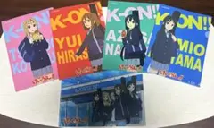 けいおん!! クリアファイル7枚・下敷き3枚 まとめ売りセット