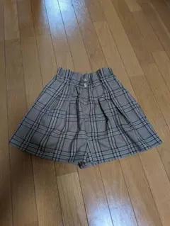 ☆お値下げ中☆GU チェック柄キュロット