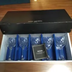 ホヤクリスタル ワイングラス 5個セット