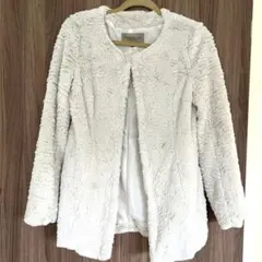 ファーカーディガン　プロポーションボディドレッシング