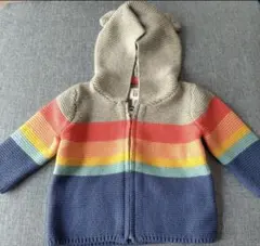 baby GAP フード付きカーディガン 3-6ヶ月