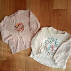 アンパンマン　長袖Tシャツ2枚セット　女の子　ドキンちゃん　コキンちゃん