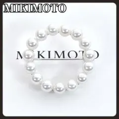 未使用級 MIKIMOTO ミキモト パール サークル ブローチ シルバーのサムネイル