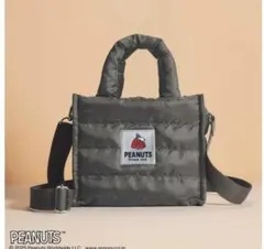 インレッド付録 スヌーピー2WAYキルティングバッグ