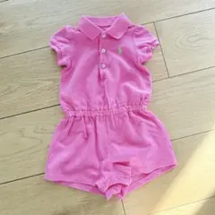 Ralph Lauren ピンクロンパース 6M