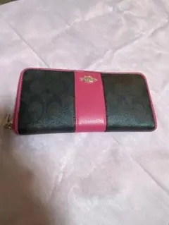 【美品】COACH ラウンド長財布