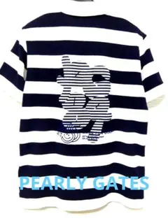 たぬき様 美品✨PEARLY GATES ストライプポロシャツ サイズ4
