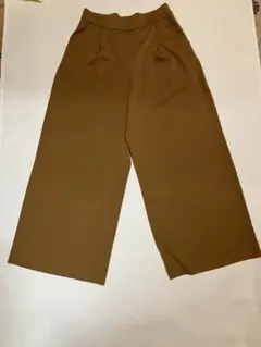 GU ワイドパンツ ブラウンXLジーユー