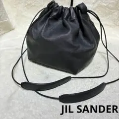 JIL SANDER ドローストリング ショルダーバッグ ブラックのサムネイル