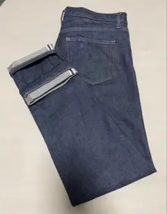 ユニクロ　スリムフィットジーンズ セルビッジ　赤耳 w34