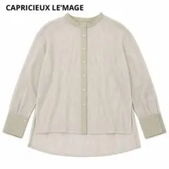 CAPRICIEUX LE’MAGE シアー メッシュシャツ 透かし編みのサムネイル