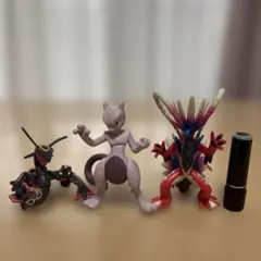 ポケモン　モンコレ　ブラックレックウザ　ミュウツー　コライドン
