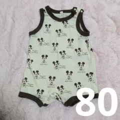 Disney baby ミッキー柄 80 ロンパースのサムネイル