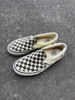 90s VANS チェッカーボード スリッポン　usa製