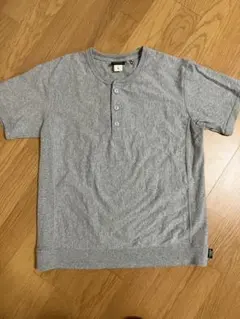 gym master ヘンリーネック Tシャツ M グレーのサムネイル