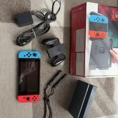 Nintendo Switch 青/赤 本体 付属品完備
