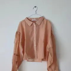 ITEMS URBANRESEARCH　シアークロップドボリュームスリーブシャツのサムネイル