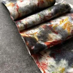 32 デニムペイント　ハギレ