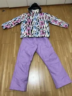 子供用スノーウェア 上下セット 女の子 160