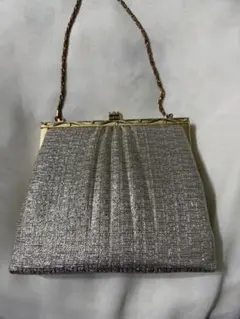 シルバーメタリックパーティーバッグ