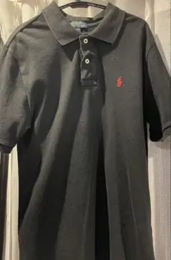 ラルフローレン　ポロシャツ　黒色　Lサイズ