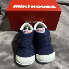 ミキハウス ファーストシューズ 13cm ネイビー
