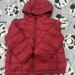 UNIQLO 赤 ダウンコート 110サイズ
