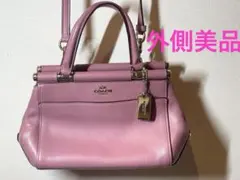 ⭐️翌日発送⭐️コーチレディース2WAYショルダーハンドバッグピンクギフト包装