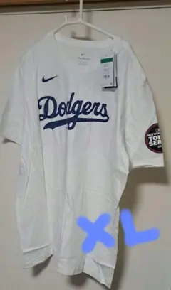 ラス1】 MLB東京シリーズ ドジャース 佐々木朗希 Tシャツ XL ホワイト 