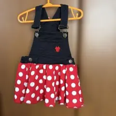 ミニーマウス オーバーオールワンピース